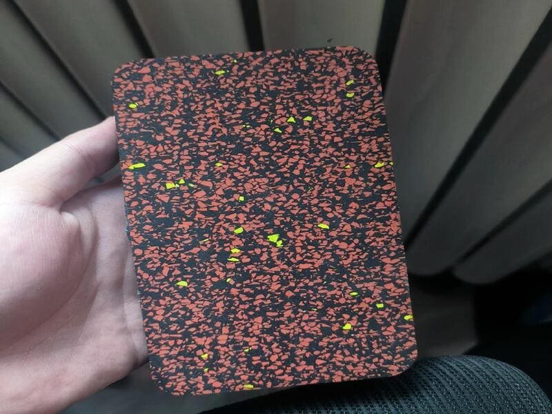 basement gym flooring installation